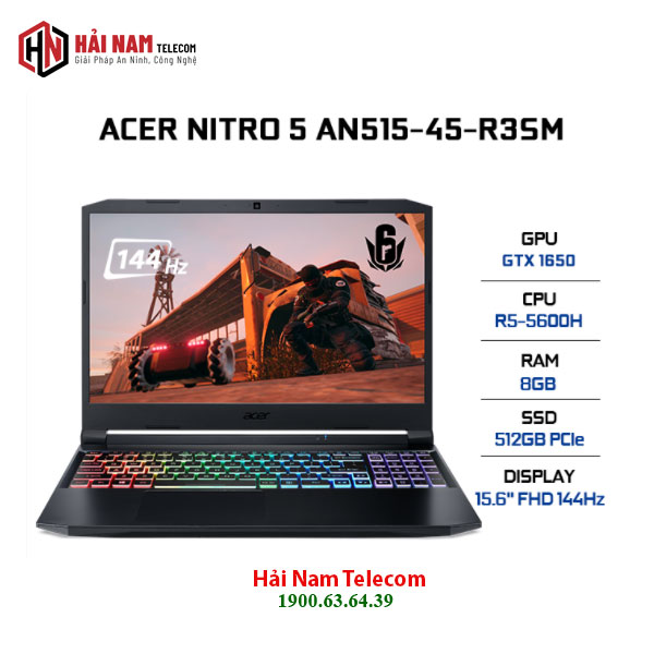 Acer Nitro 5 2021 AN515-45-R3SM là một trong những chiếc laptop gaming được nhiều người yêu thích. Hãy xem ngay hình ảnh chi tiết về sản phẩm để khám phá những tính năng ưu việt và đặc biệt của Acer Nitro 5.