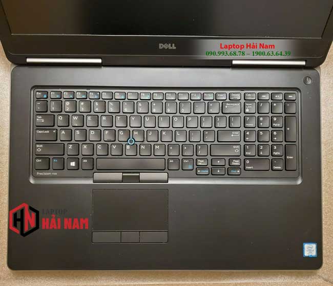 laptop cu dell precision 7720 i7 ban phim touchpad
