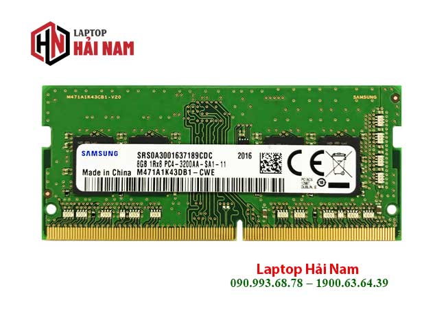 RAM laptop DDR4 8GB Sámung 3200MHz