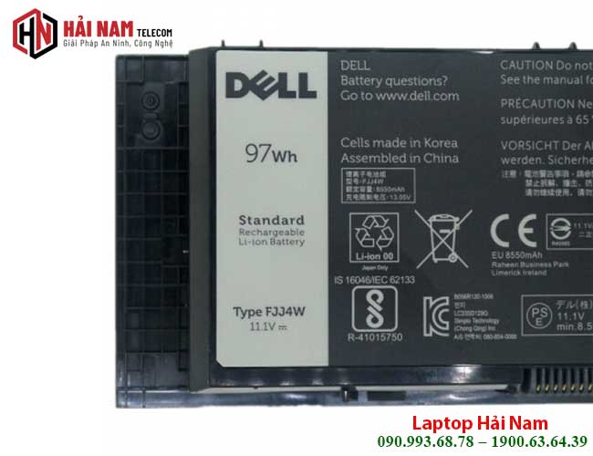 dung luong pin laptop dell m4800