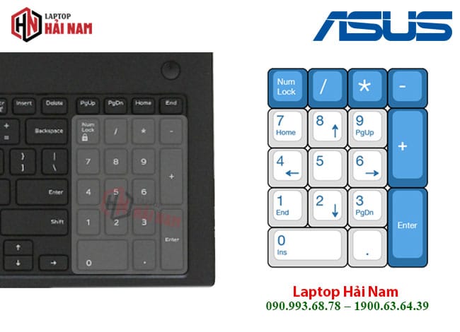 Giá bàn phím laptop Asus X541U