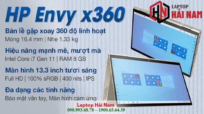 Laptop HP Envy X360 i7-1165G7