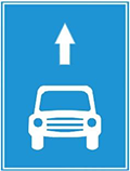 R.412f — Làn đường dành cho xe ô tô